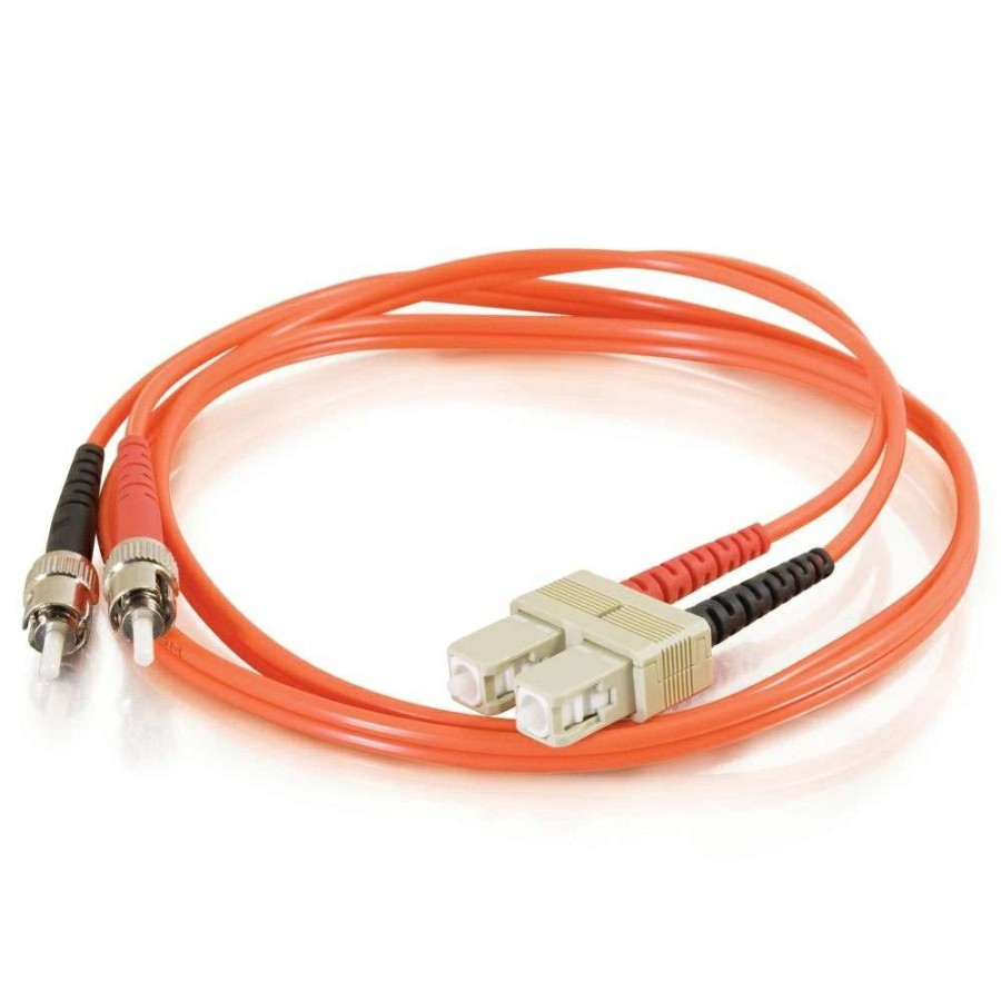 Cables to Go 65.6Ft (20M) Sc-St 62.5/125 Om1 Duplex Multimode Fiber Optic Cable (Taa Compliant) - Orange Clearance