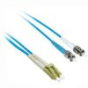 Cables to Go 16.4Ft (5M) Lc-St 50/125 Om2 Duplex Multimode Pvc Fiber Optic Cable - Blue Clearance