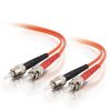 Cables to Go 19.7Ft (6M) St-St 62.5/125 Om1 Duplex Multimode Pvc Fiber Optic Cable - Orange Clearance