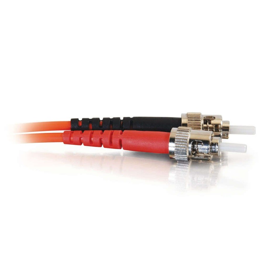 Cables to Go 19.7Ft (6M) St-St 62.5/125 Om1 Duplex Multimode Pvc Fiber Optic Cable - Orange Clearance