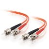 Cables to Go 3.3Ft (1M) St-St 62.5/125 Om1 Duplex Multimode Pvc Fiber Optic Cable - Orange Hot