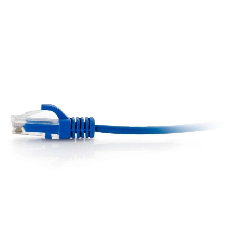 Cables to Go 1Ft (0.3M) Cat5E Snagless Unshielded (Utp) Slim Ethernet Network Patch Cable - Blue Best