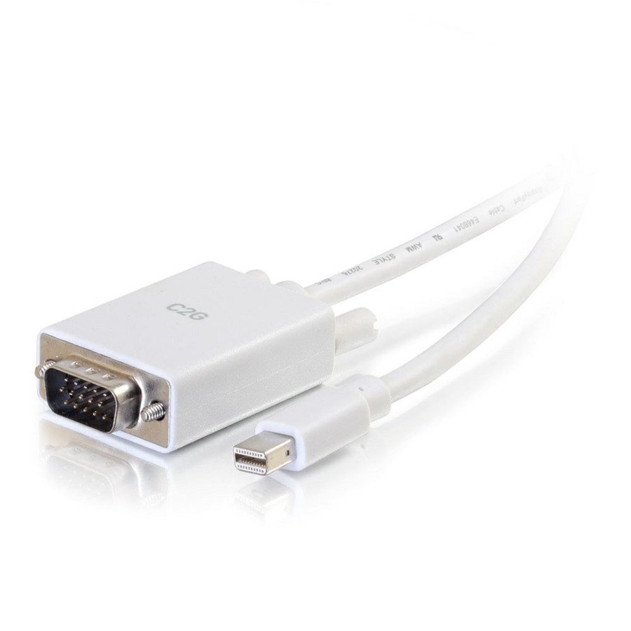 Cables to Go 3Ft (0.9M) Mini Displayport Male To Vga Male Active Adapter Cable - White Best