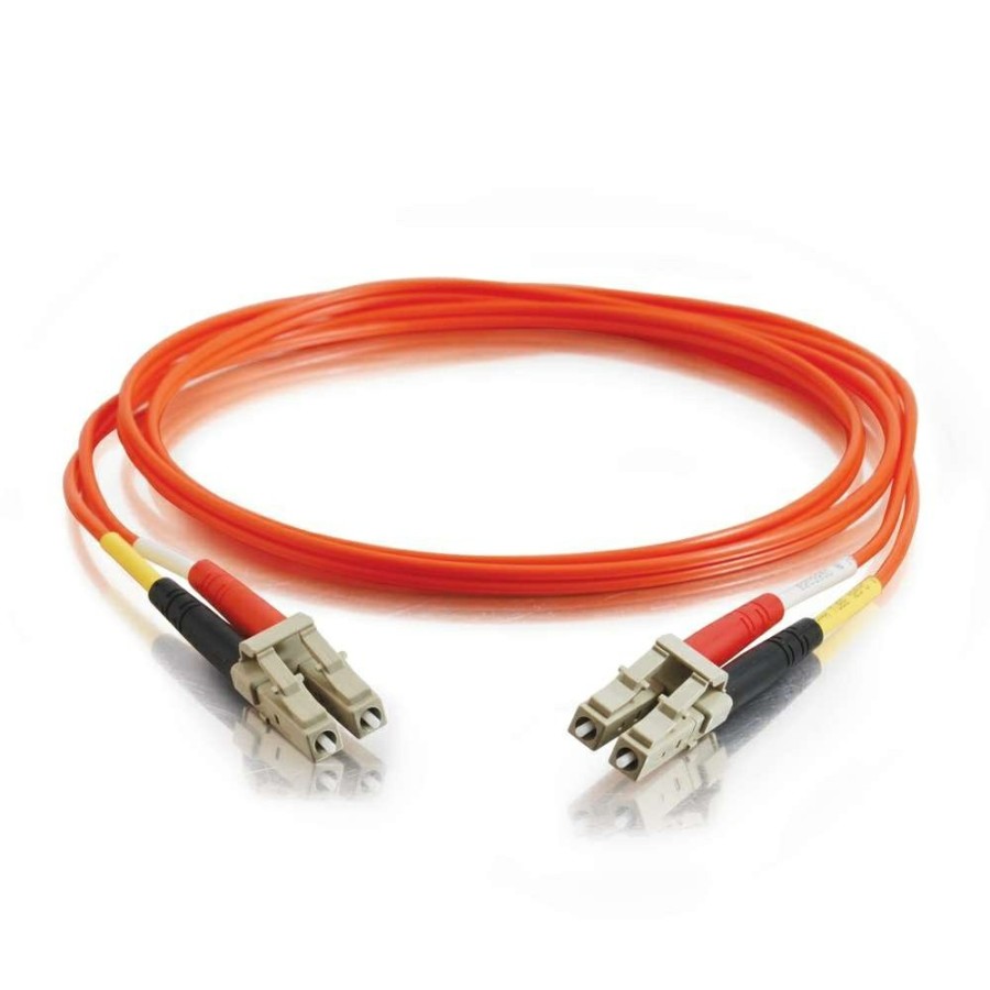 Cables to Go 26.2Ft (8M) Lc-Lc 50/125 Om2 Duplex Multimode Pvc Fiber Optic Cable - Orange Best