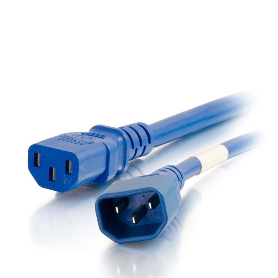 Cables to Go 6Ft (1.8M) 18Awg Power Cord (Iec320C14 To Iec320C13) - Blue Clearance