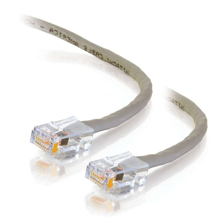 Cables to Go 7Ft (2.1M) Cat6 Non-Booted Utp Unshielded Ethernet Network Patch Cable - Plenum Cmp-Rated (Taa Compliant) - Gray Online