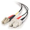 Cables to Go 6.6Ft (2M) Lc-Sc 62.5/125 Om1 Duplex Multimode Pvc Fiber Optic Cable (Taa Compliant) - Black New