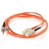 Cables to Go 16.4Ft (5M) Sc-St 62.5/125 Om1 Duplex Multimode Fiber Optic Cable (Taa Compliant) - Orange New