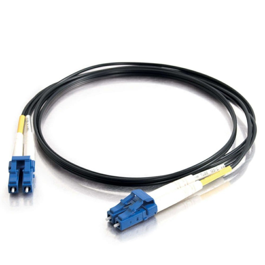 Cables to Go 9.8Ft (3M) Lc-Lc 9/125 Os2 Duplex Single-Mode Pvc Fiber Optic Cable (Taa Compliant) - Black Clearance