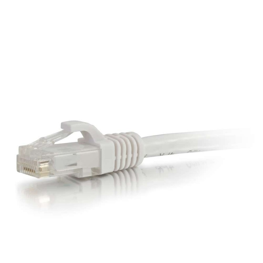 Cables to Go 14Ft (4.25M) Cat5E Snagless Unshielded (Utp) Ethernet Network Patch Cable - White New