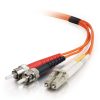 Cables to Go 6.6Ft (2M) Lc-St 62.5/125 Om1 Duplex Multimode Fiber Optic Cable - Plenum Cmp-Rated - Orange Wholesale