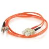 Cables to Go 3.3Ft (1M) Sc-St 62.5/125 Om1 Duplex Multimode Fiber Optic Cable (Taa Compliant) - Orange Clearance