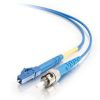 Cables to Go 32.8Ft (10M) Lc-St 9/125 Os2 Simplex Single-Mode Pvc Fiber Optic Cable (Taa Compliant) - Blue New