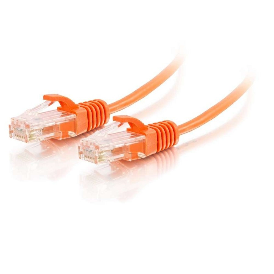 Cables to Go 7Ft (2.1M) Cat6 Snagless Unshielded (Utp) Slim Ethernet Network Patch Cable - Orange Wholesale