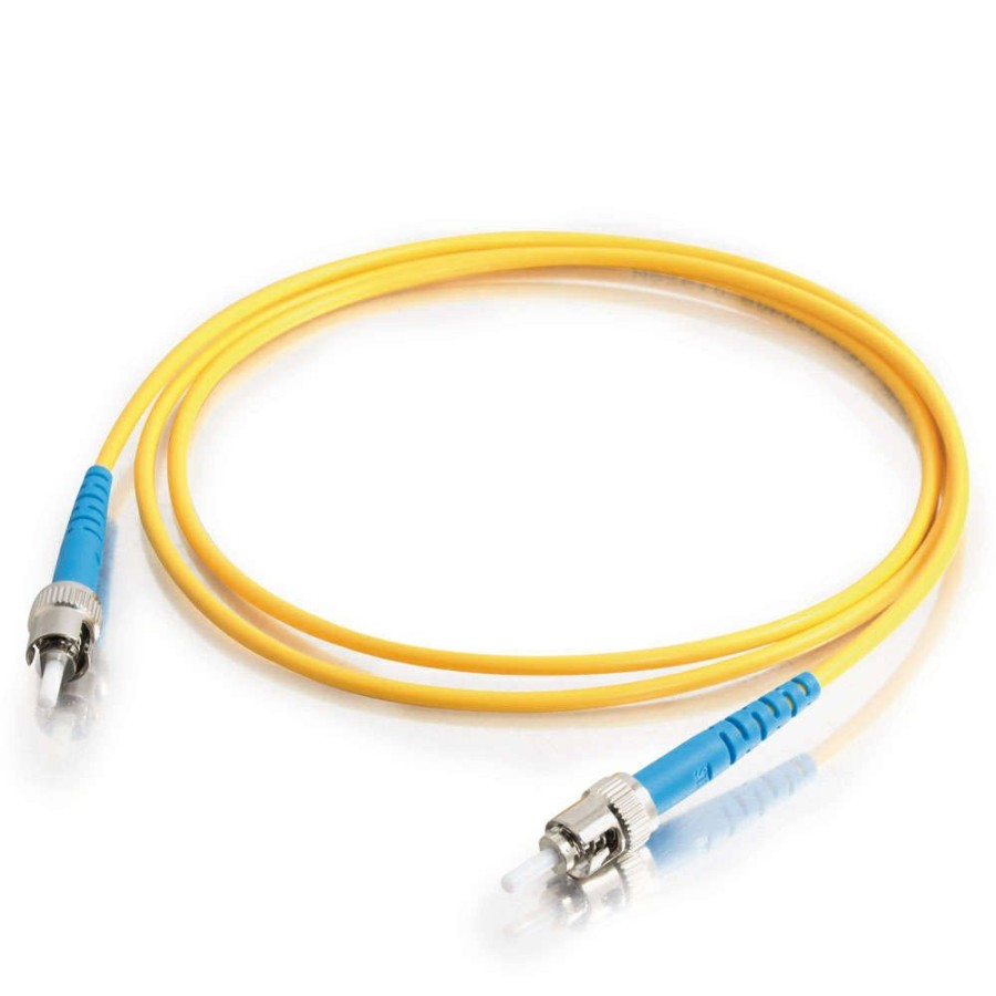 Cables to Go 26.2Ft (8M) St-St 9/125 Os2 Simplex Single-Mode Pvc Fiber Optic Cable - Yellow Best