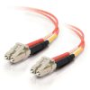 Cables to Go 26.2Ft (8M) Lc-Lc 50/125 Om2 Duplex Multimode Fiber Optic Cable - Low Smoke Zero Halogen Lszh - Orange New