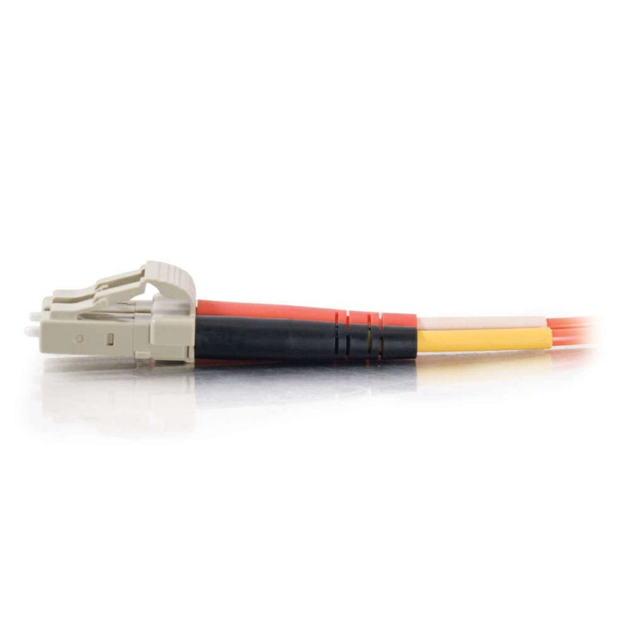 Cables to Go 26.2Ft (8M) Lc-Lc 50/125 Om2 Duplex Multimode Fiber Optic Cable - Low Smoke Zero Halogen Lszh - Orange New