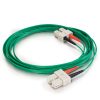 Cables to Go 6.6Ft (2M) Sc-Sc 62.5/125 Om1 Duplex Multimode Pvc Fiber Optic Cable - Green Hot