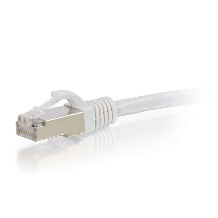 Cables to Go 14Ft (4.25M) Cat6 Snagless Shielded (Stp) Ethernet Network Patch Cable - White Hot