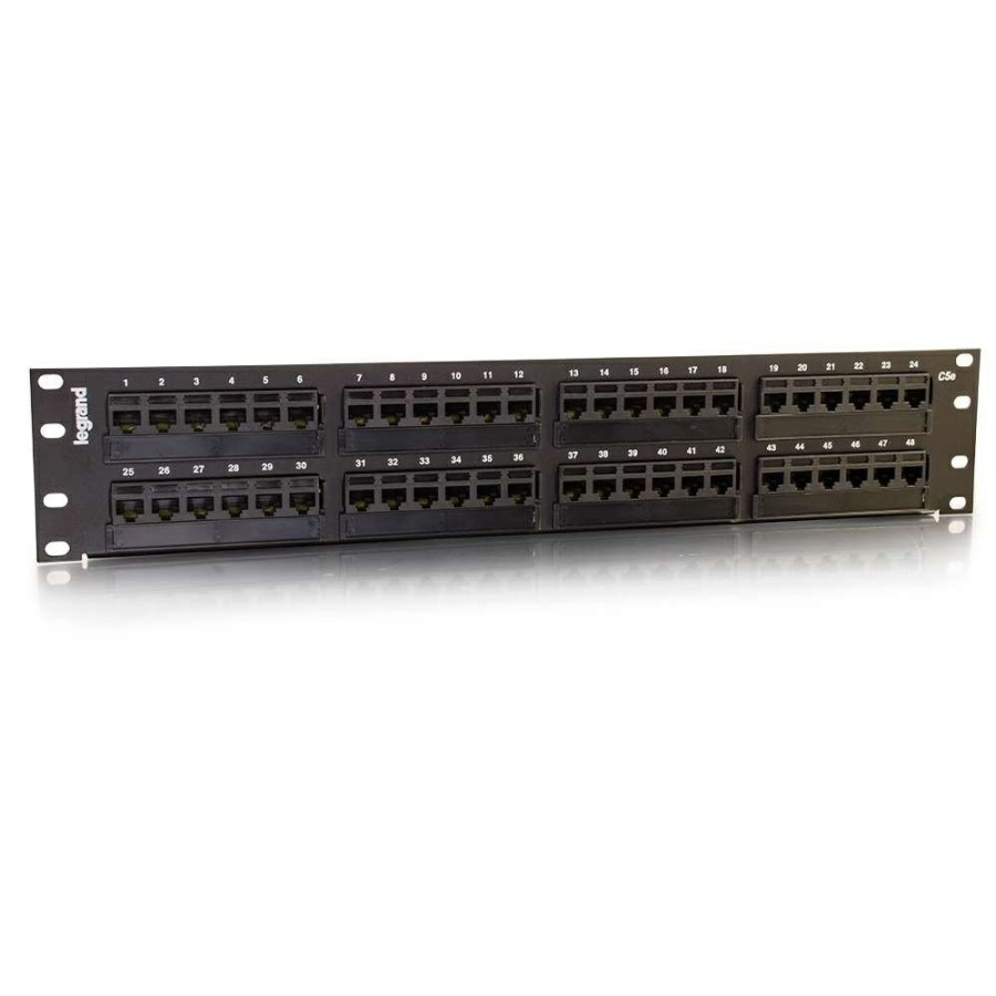 Cables to Go 48-Port Cat5E 110-Type Patch Panel (Taa Compliant) New