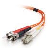 Cables to Go 29.5Ft (9M) Lc-St 62.5/125 Om1 Duplex Multimode Fiber Optic Cable (Taa Compliant) - Low Smoke Zero Halogen Lszh - Orange Wholesale