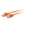 Cables to Go 3Ft (0.9M) Cat6A Snagless Unshielded (Utp) Slim Ethernet Network Patch Cable - Orange Hot