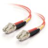 Cables to Go 6.6Ft (2M) Lc-Lc 50/125 Om2 Duplex Multimode Fiber Optic Cable - Plenum Cmp-Rated - Orange Wholesale