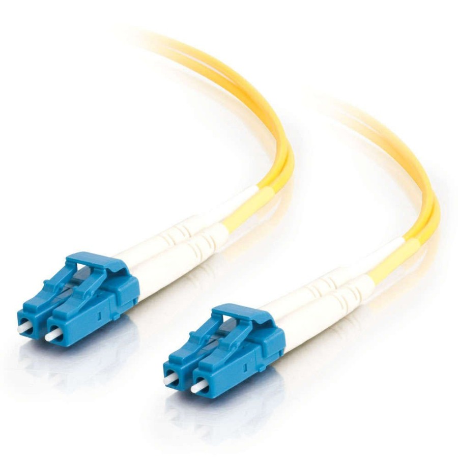 Cables to Go 16.4Ft (5M) Lc-Lc 9/125 Os2 Duplex Single-Mode Pvc Fiber Optic Cable (Usa-Made) - Yellow Hot