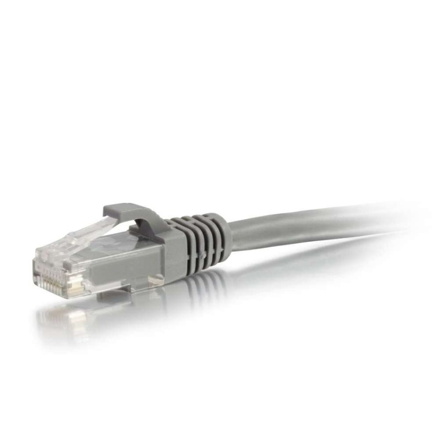 Cables to Go 12Ft (3.7M) Cat6A Snagless Unshielded (Utp) Ethernet Network Patch Cable - Gray New