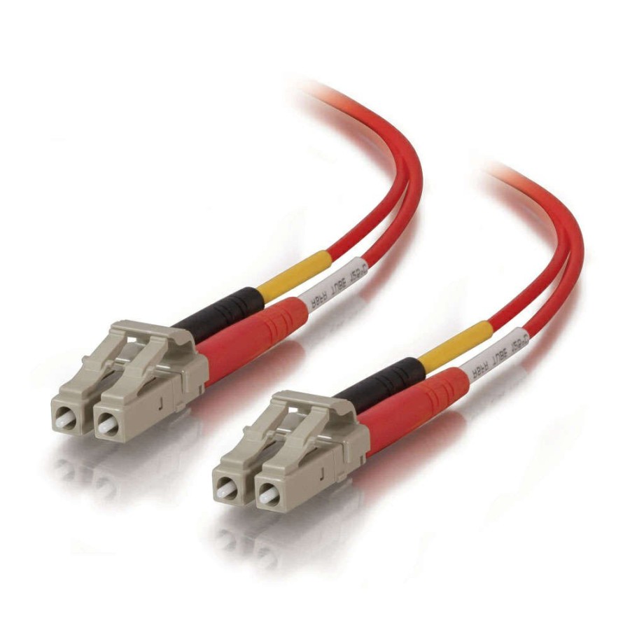 Cables to Go 16.4Ft (5M) Lc-Lc 50/125 Om2 Duplex Multimode Pvc Fiber Optic Cable - Red Online