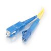 Cables to Go 6.6Ft (2M) Lc-Sc 9/125 Os2 Simplex Single-Mode Pvc Fiber Optic Cable - Yellow Hot