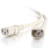 Cables to Go 10Ft (3M) 18Awg Power Cord (Iec320C14 To Iec320C13) - White Clearance