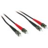 Cables to Go 3.3Ft (1M) St-St 62.5/125 Om1 Duplex Multimode Pvc Fiber Optic Cable - Black Best