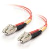 Cables to Go 6.6Ft (2M) Lc-Lc 62.5/125 Om1 Duplex Multimode Pvc Fiber Optic Cable - Orange Hot