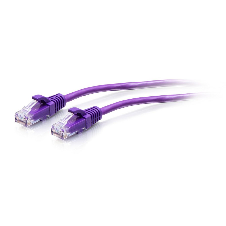 Cables to Go 7Ft (2.1M) Cat6A Snagless Unshielded (Utp) Slim Ethernet Network Patch Cable - Purple Best