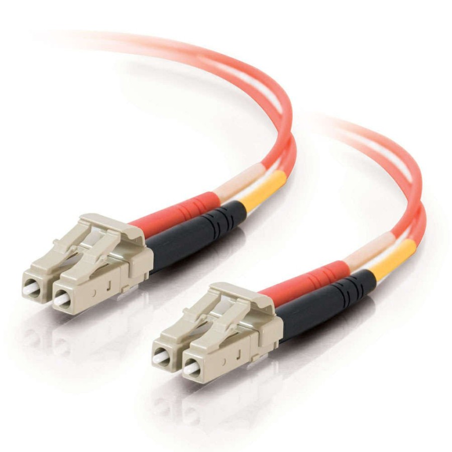 Cables to Go 13.1Ft (4M) Lc-Lc 62.5/125 Om1 Duplex Multimode Fiber Optic Cable (Taa Compliant) - Low Smoke Zero Halogen Lszh - Orange New