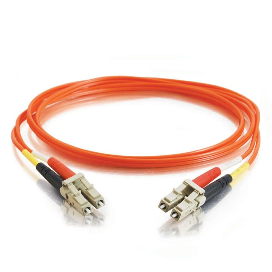 Cables to Go 13.1Ft (4M) Lc-Lc 62.5/125 Om1 Duplex Multimode Fiber Optic Cable (Taa Compliant) - Low Smoke Zero Halogen Lszh - Orange New