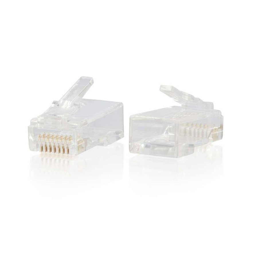 Cables to Go Rj45 Cat6 Modular Plug For Round Solid/Stranded Cable Multipack (Taa Compliant) (10-Pack) Wholesale