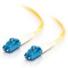 Cables to Go 3.3Ft (1M) Lc-Lc 9/125 Os2 Duplex Single-Mode Pvc Fiber Optic Cable (Usa-Made) - Yellow New