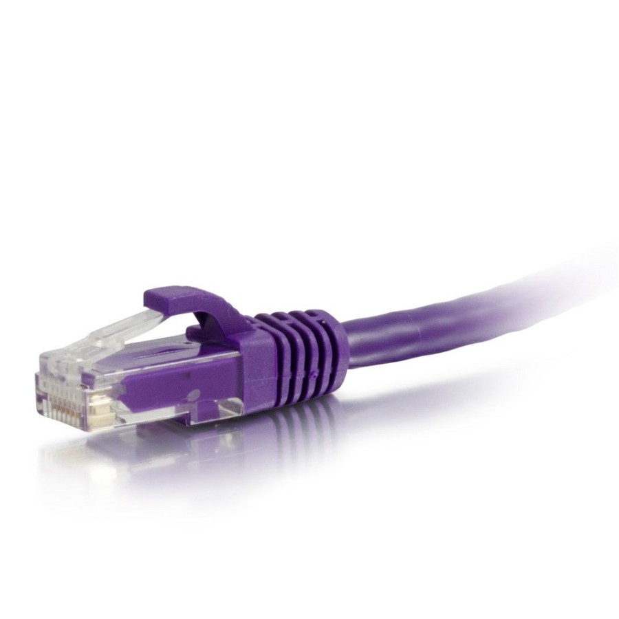 Cables to Go 10Ft (3M) Cat6A Snagless Unshielded (Utp) Ethernet Network Patch Cable - Purple Hot