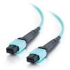 Cables to Go 16.4Ft (5M) Mtp 10Gb 50/125 Om3 Multimode Fiber Optic Cable (Taa Compliant) (Plenum-Rated) - Aqua New