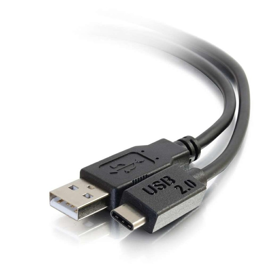 Cables to Go 10Ft (3M) Usb 2.0 Usb-C To Usb-A Cable M/M - Black New