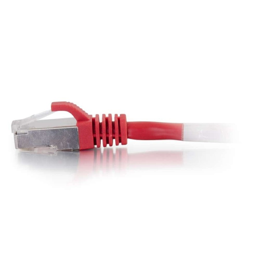 Cables to Go 50Ft (15.2M) Cat5E Snagless Shielded (Stp) Ethernet Network Patch Cable - Red Best