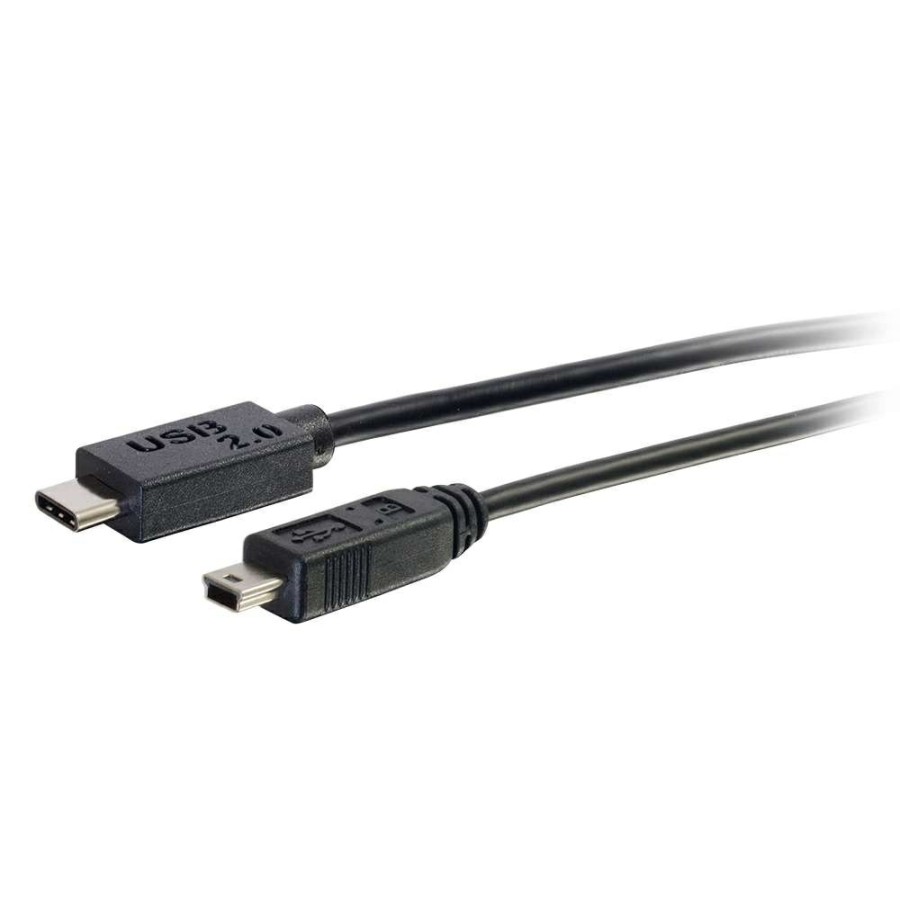 Cables to Go 10Ft (3M) Usb 2.0 Usb-C To Usb Mini-B Cable M/M - Black New