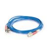 Cables to Go 32.8Ft (10M) Lc-St 50/125 Om2 Duplex Multimode Fiber Optic Cable - Plenum Cmp-Rated - Blue Clearance