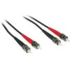 Cables to Go 6.6Ft (2M) St-St 62.5/125 Om1 Duplex Multimode Pvc Fiber Optic Cable - Black Wholesale