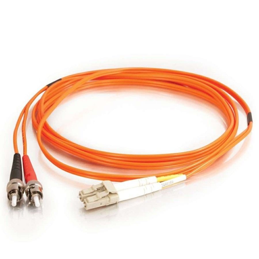 Cables to Go 3.3Ft (1M) Lc-St 62.5/125 Om1 Duplex Multimode Pvc Fiber Optic Cable - Orange Hot