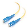 Cables to Go 98.4Ft (30M) Sc-Sc 9/125 Os2 Simplex Single-Mode Fiber Optic Cable (Taa Compliant) - Low Smoke Zero Halogen Lszh - Yellow Hot