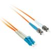 Cables to Go 16.4Ft (5M) Lc-St 50/125 Om2 Duplex Multimode Fiber Optic Cable (Taa Compliant) - Plenum Cmp-Rated - Orange Hot