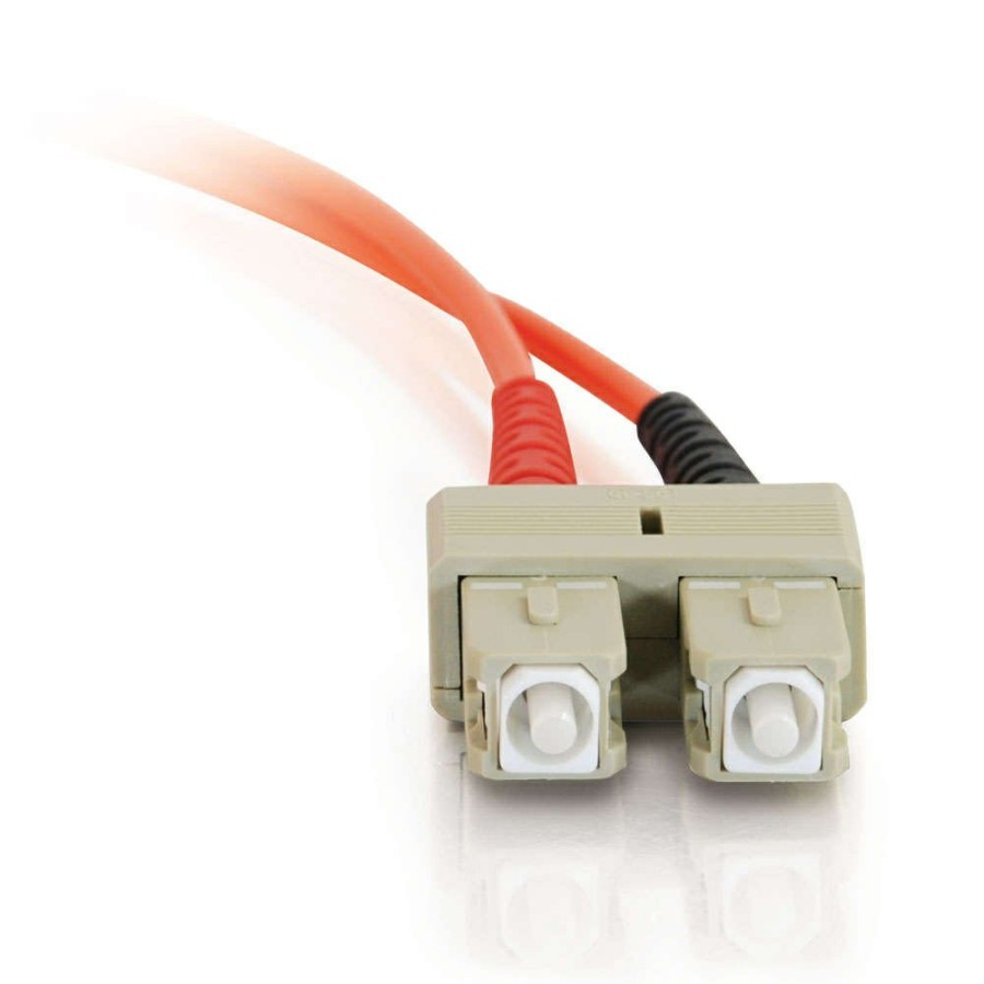 Cables to Go 3.3Ft (1M) Sc-Sc 50/125 Om2 Duplex Multimode Fiber Optic Cable (Taa Compliant) - Orange Hot